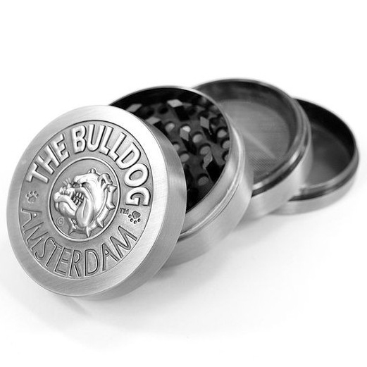 Grinder The Bulldog 50mm Metálico Plateado