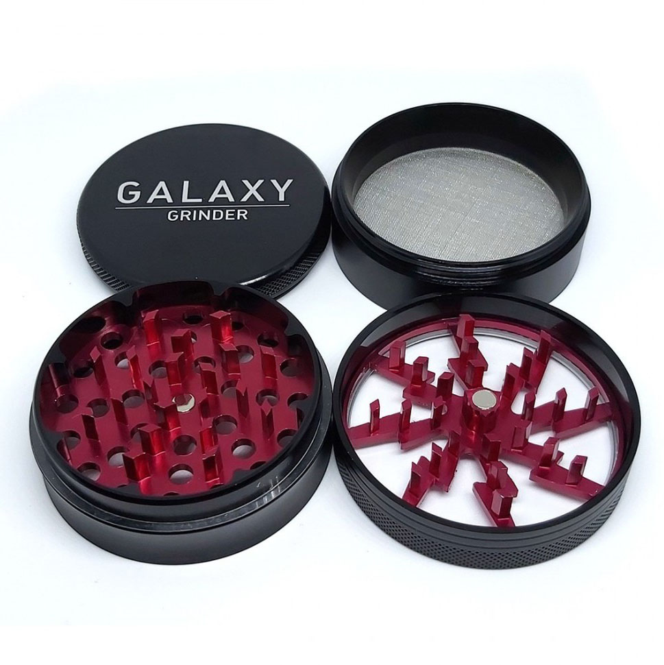 Grinder Galaxy Lightning 63mm Metálico Rojo